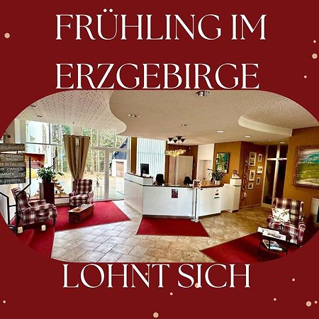 Berghotel Drei Brueder Hoehe Marienberg Esterno foto